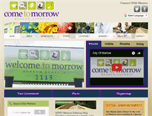 Tablet Screenshot of morrowtourism.com